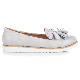 Vices Suede Lords With Fringes harmaa