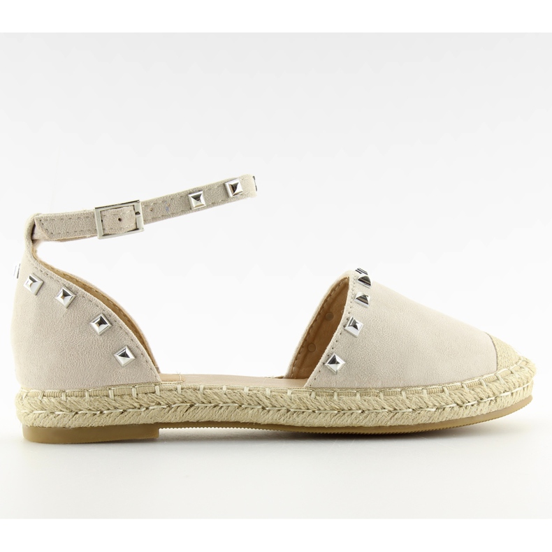 Espadrillit nastoilla beige 99-26 beige