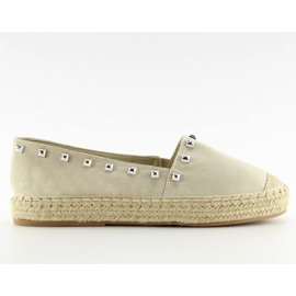 Beige espadrillit naisille 99-17 beige