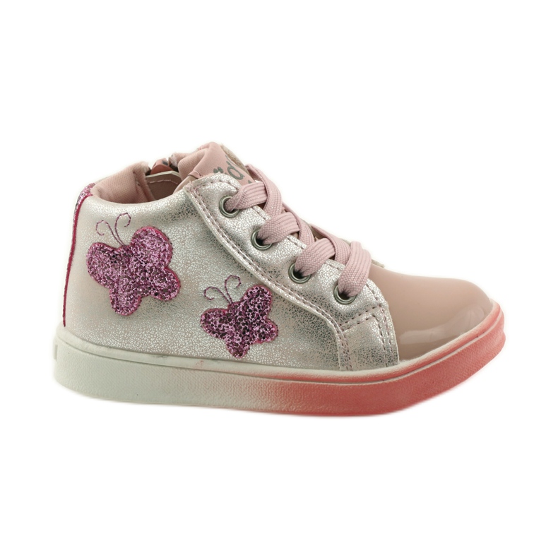 American Club Urheilulliset tyttöjen amerikkalaiset perhoset vaaleanpunainen harmaa