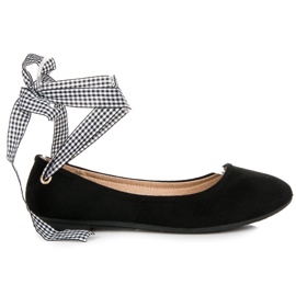 Ch. Creation Mokkabaleriinat nauhalla musta Ch. Creation Mokkabaleriinat nauhalla musta