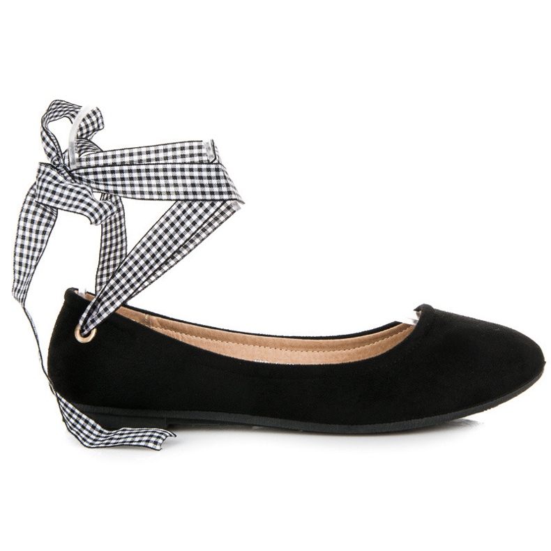 Ch. Creation Mokkabaleriinat nauhalla musta