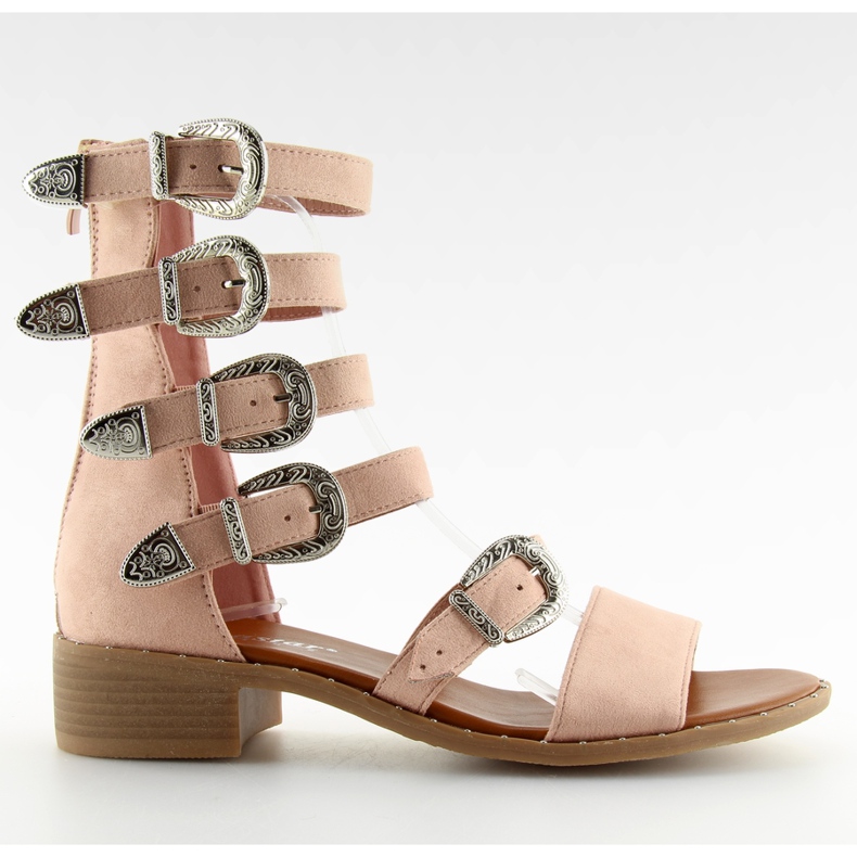 Vaaleanpunaiset gladiaattorisandaalit NC159 pinkki vaaleanpunainen