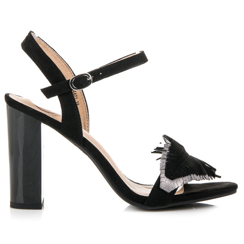 Kylie Boho -sandaalit baarissa musta