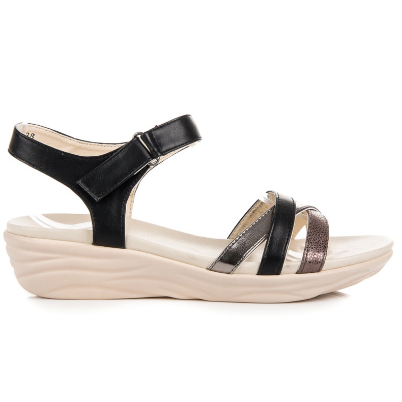 Kylie Velcro -sandaalit musta