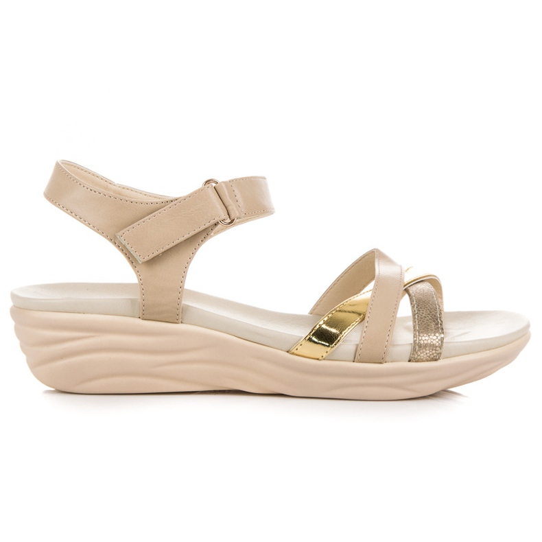 Kylie Velcro -sandaalit beige