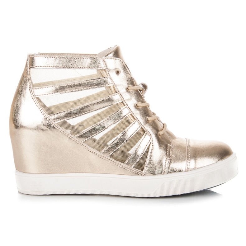 Kylie Golden wedge lenkkarit kultainen