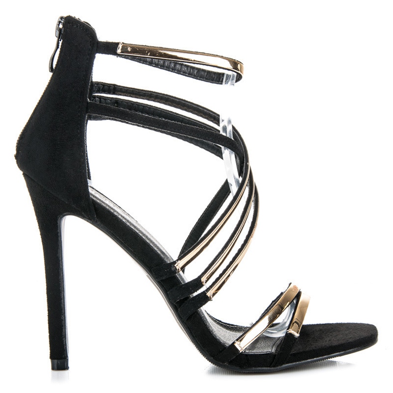 Vinceza Mustat korkokengät sandaalit