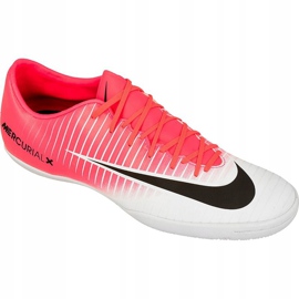 Sisäkengät Nike MercurialX Victory Vi Ic M musta, valkoinen, pinkki vaaleanpunainen