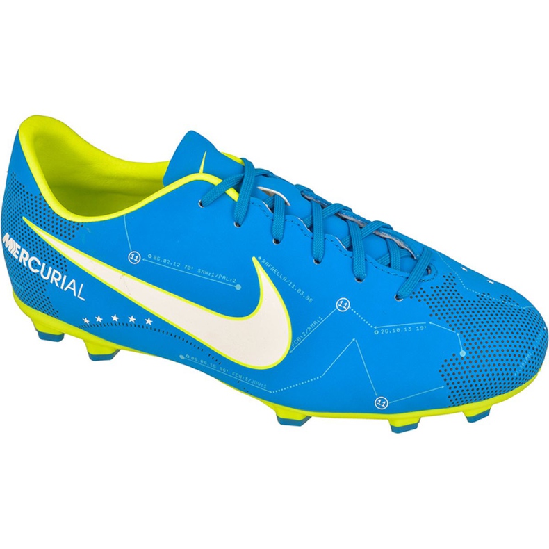 Nike Mercurial Victory Vi Njr Fg Jr 921488-400 jalkapallokengät sininen sininen
