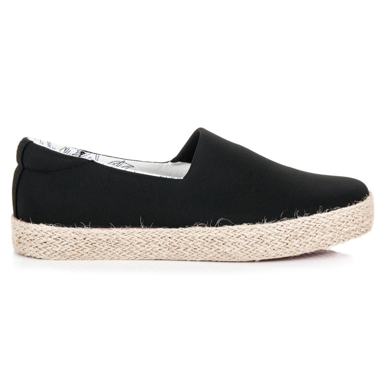 Kylie Mustat espadrillit
