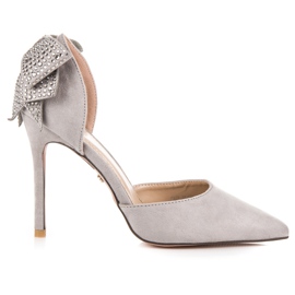 Seastar Mokkakorkokengät, joissa on rusetti harmaa