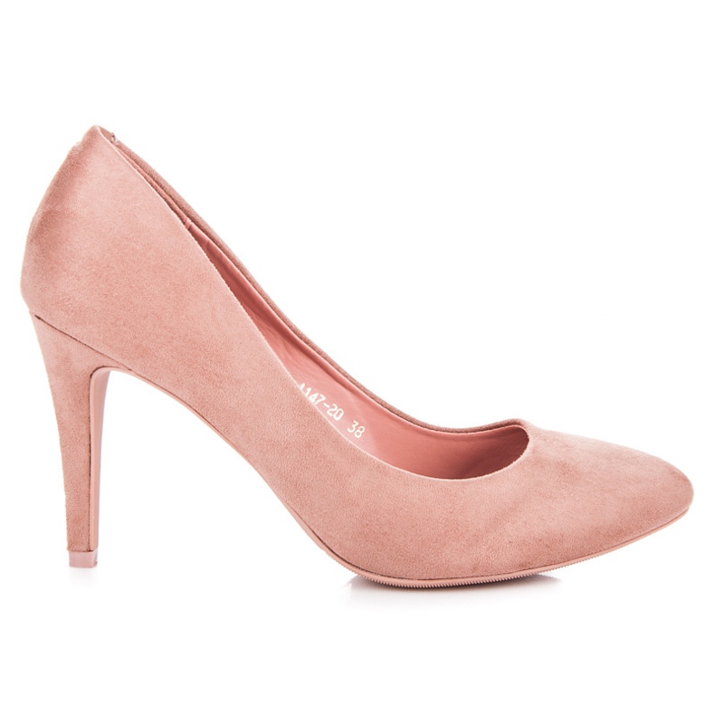 Vices Mokkanahkaiset korkokengät vaaleanpunainen