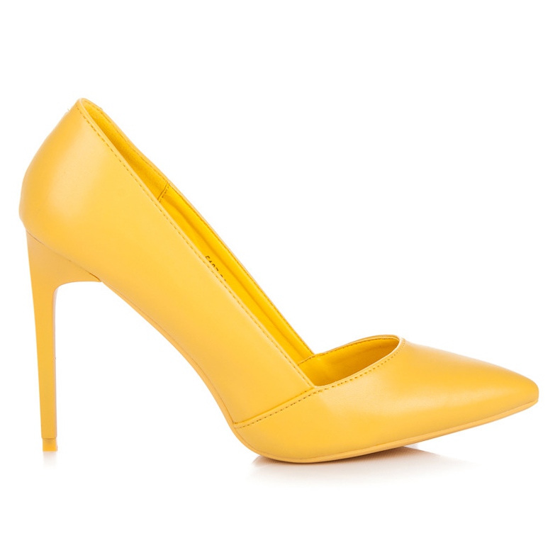 Tyylikkäät korkokengät Vices keltainen