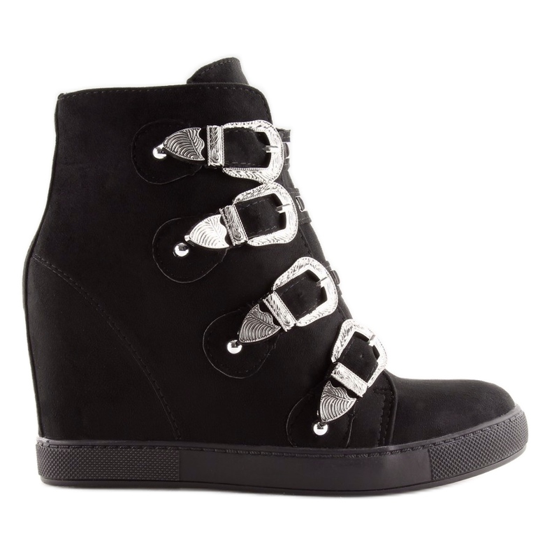 Naisten tennarit, mustat 100-852Bas-1 musta