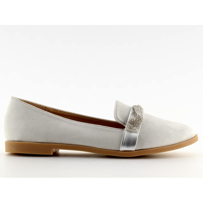Harmaa Naisten harmaat loaferit H8-110 Harmaa