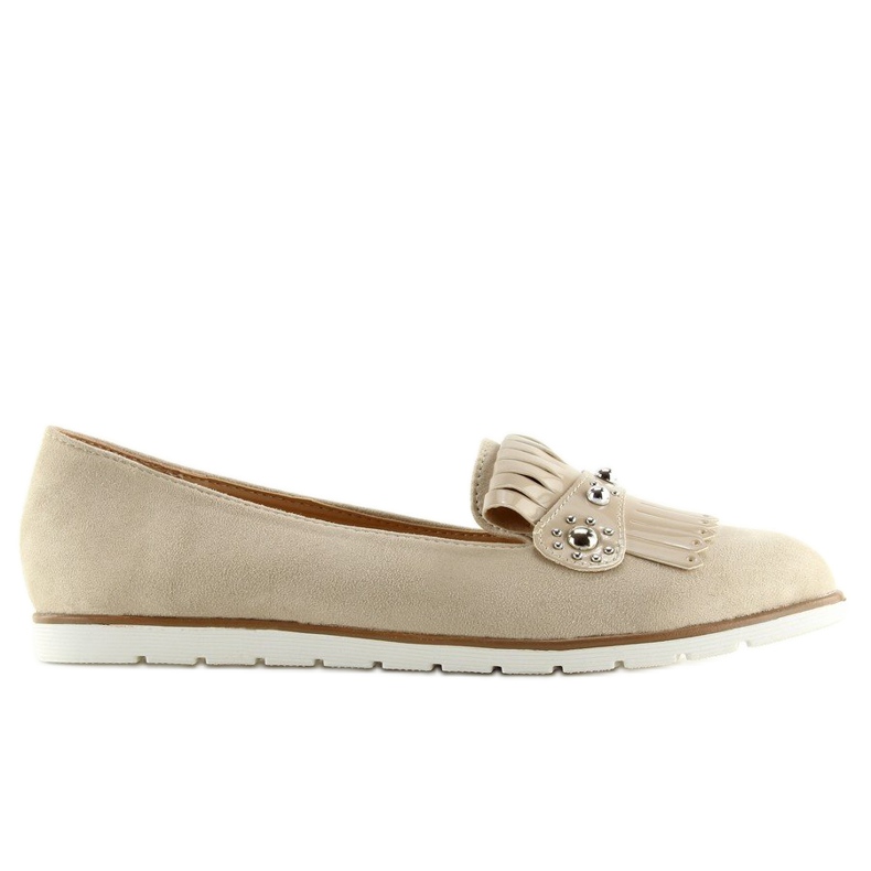 Naisten beige-loaferit DM30P Beige