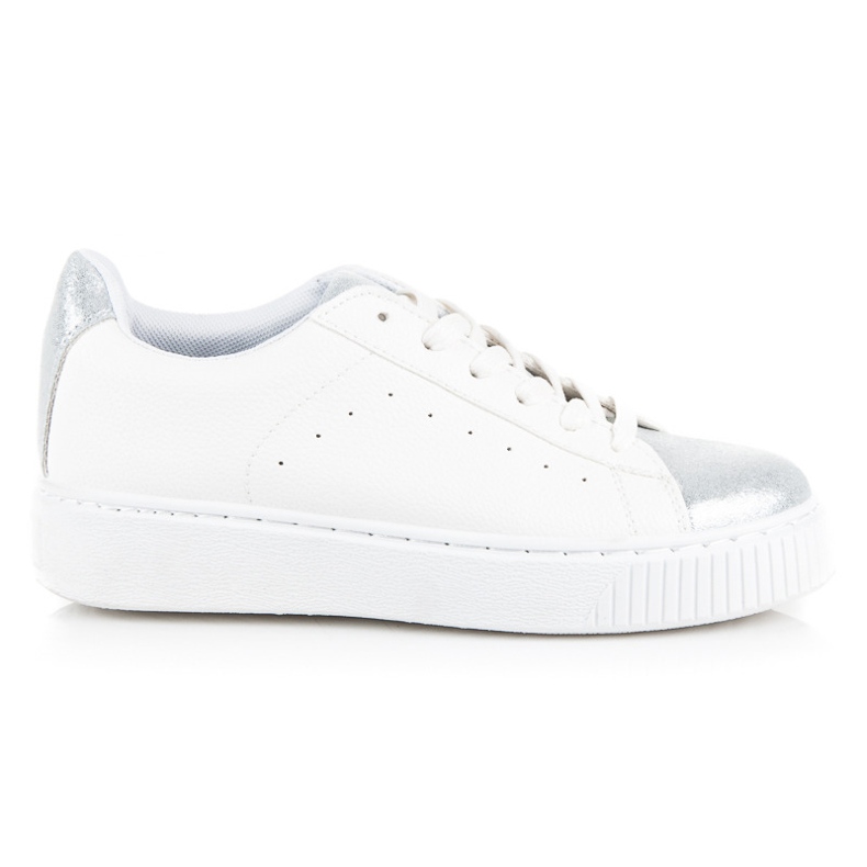 Sidotut käärmeprinttilenkkarit valkoinen harmaa