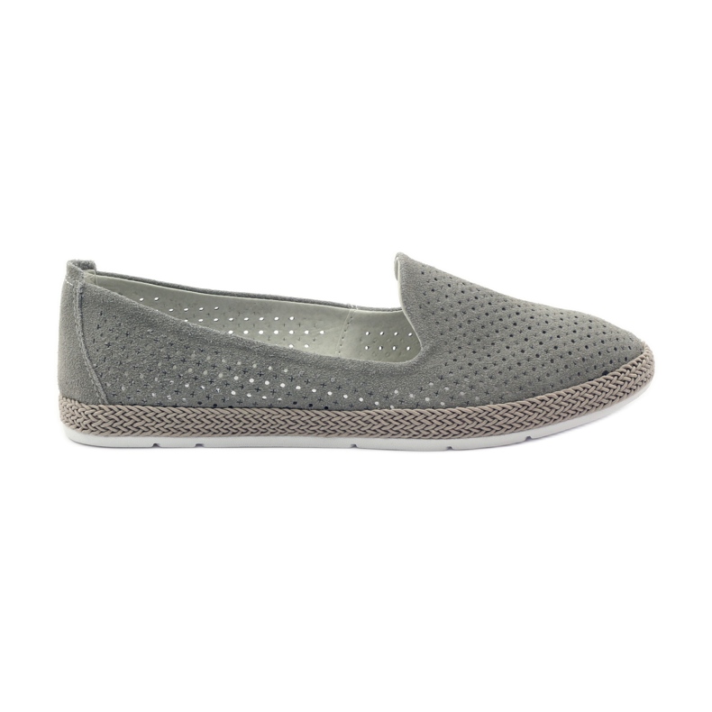 Filippo Grey Lords balerinat F 081 espadrillit harmaa