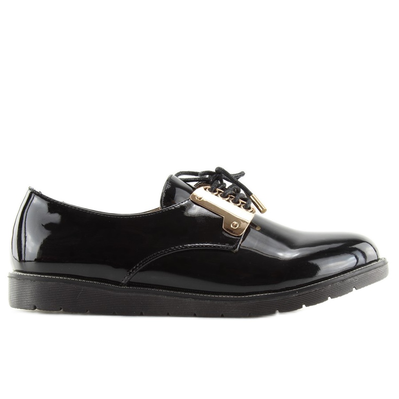 Mustat nauhalliset loaferit Wh-1H184 musta