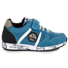 American Club Tennarit, joissa kuminauha ja tarranauha sininen