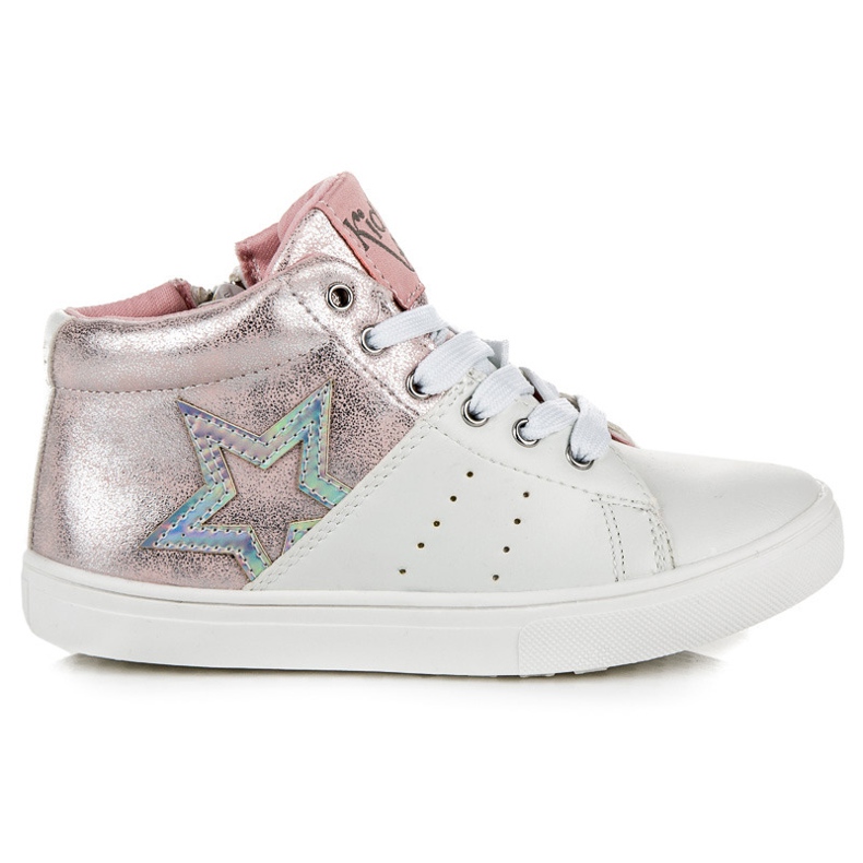 American Club Amerikkalainen seuran vetoketjukengät valkoinen