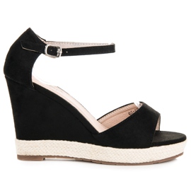 Seastar Suede kiila sandaalit musta