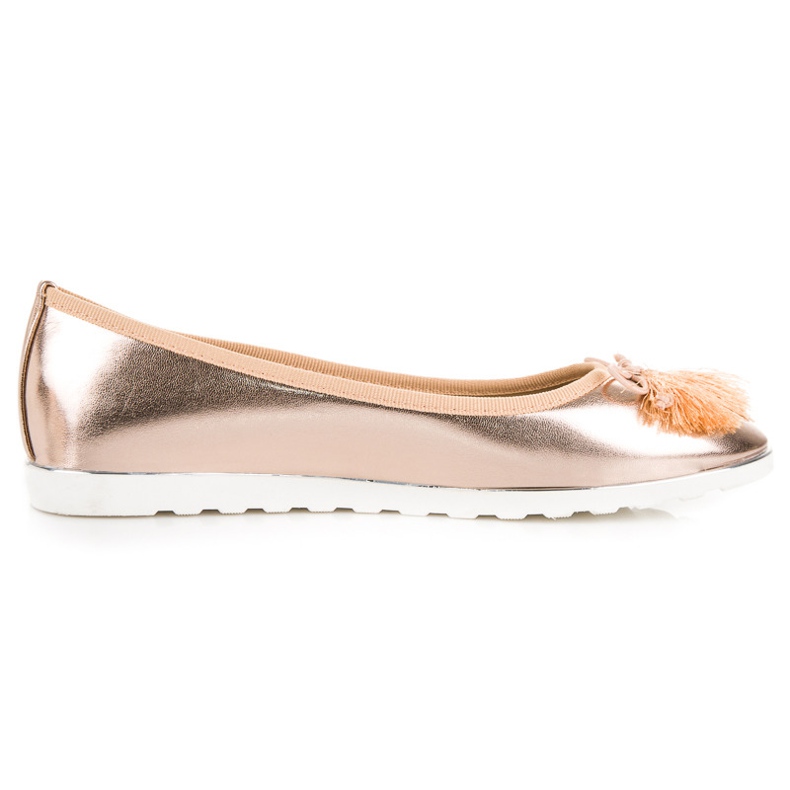 Bestelle Vaaleanpunaiset balerinat hapsuilla vaaleanpunainen