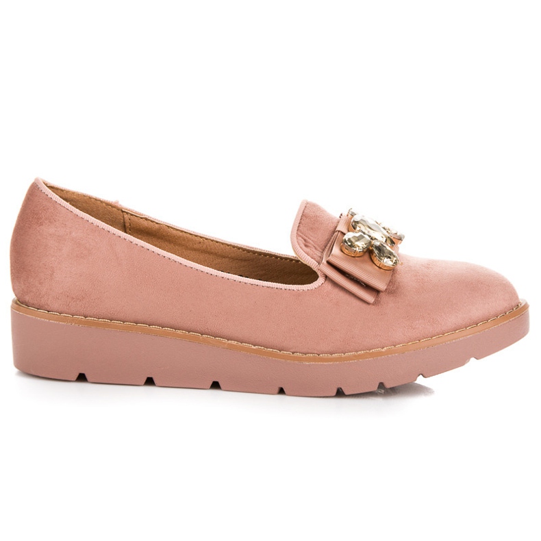 Comer Suede Lords Ornamentilla vaaleanpunainen