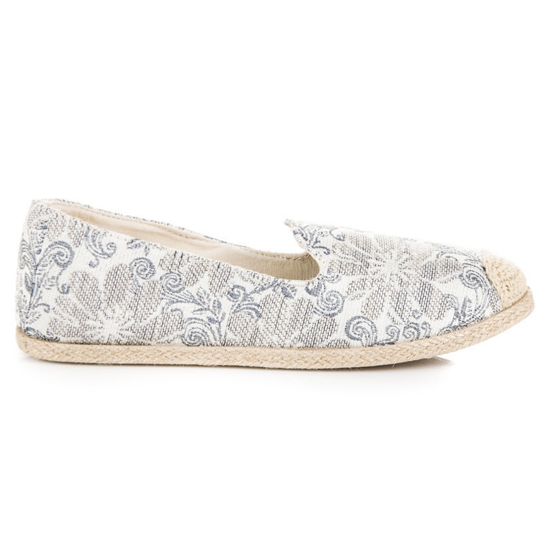 Espadrillit kukilla harmaa