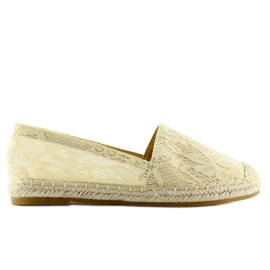 Beige pitsi -espadrillit BB15P Beige