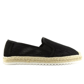 Liukuvat espadrillit BB03P Musta