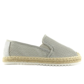 Slip-on harmaat espadrillit BB03P Harmaa Slip-on harmaat espadrillit BB03P Harmaa