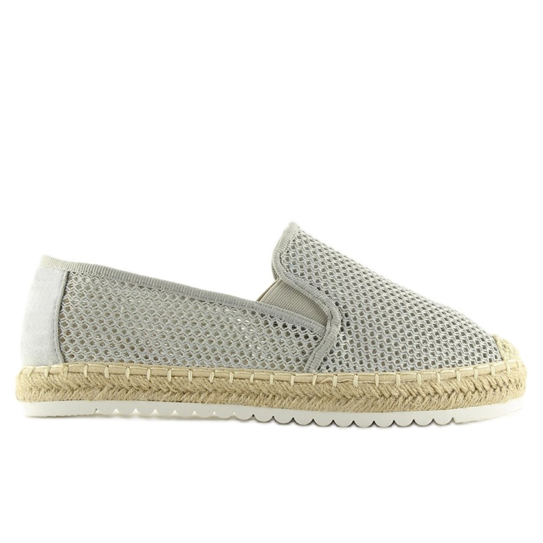 Slip-on harmaat espadrillit BB03P Harmaa