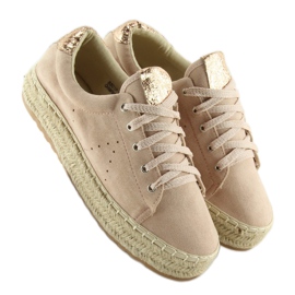 Pinkit BB01P Champagne espadrilles tennarit vaaleanpunainen