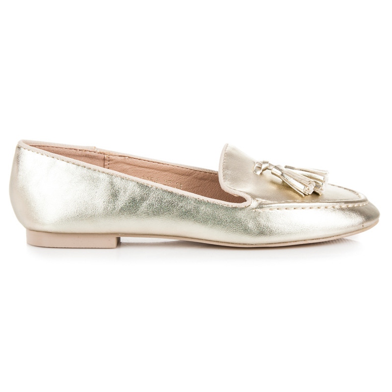 Golden vices loafers kultainen