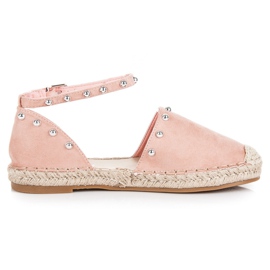 Seastar Litteät espadrillisandaalit vaaleanpunainen ruskea Seastar Litteät espadrillisandaalit vaaleanpunainen ruskea