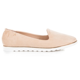 Vices Suihkutettavat mokkanahkaiset balleriinien ruuvipuristimet ruskea