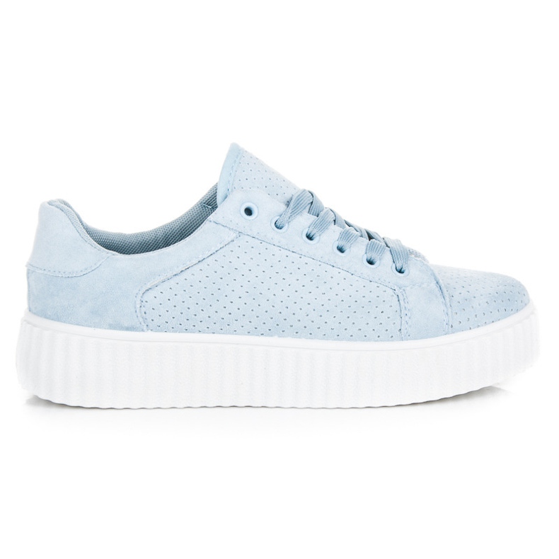 Seastar Mokkanahkaiset tennarit alustalla sininen