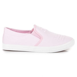 Seastar Pink Slip On Tennarit vaaleanpunainen