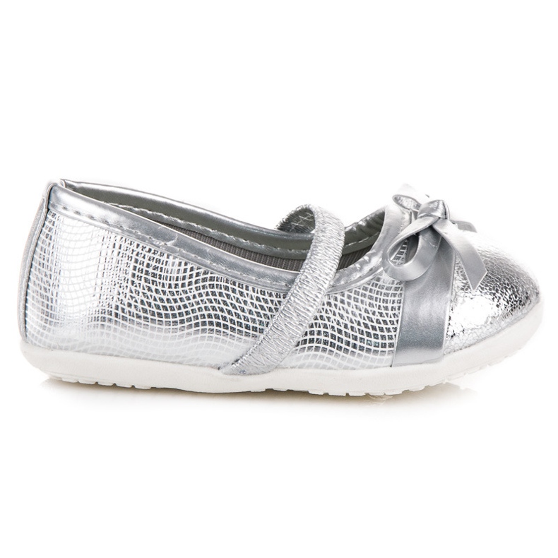 Elastiset ballerinat harmaa