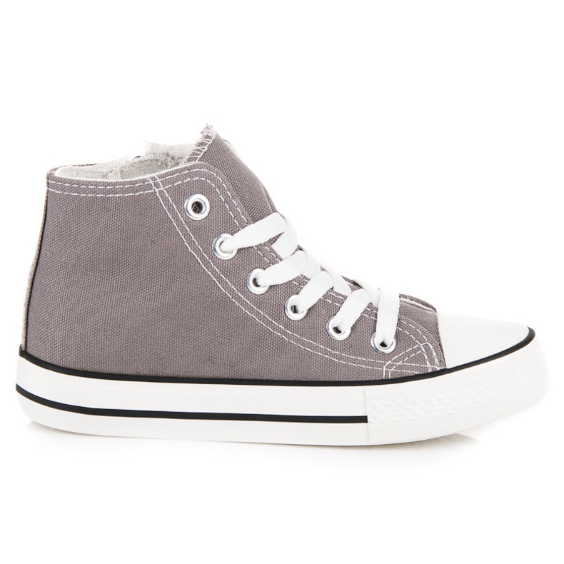 Sneakers Over Ankle vetoketju harmaa
