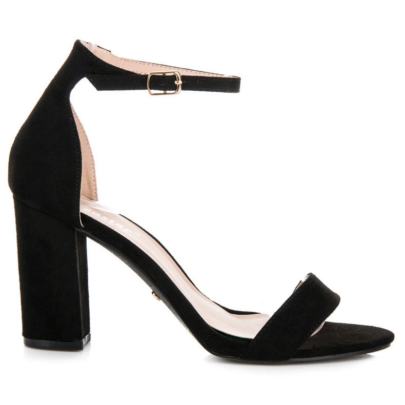 Seastar Soljella kiinnitetyt sandaalit musta