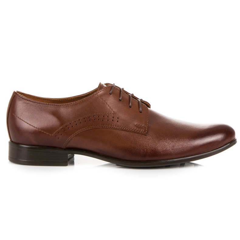 Miesten kengät, joissa on luccan koristeet ruskea