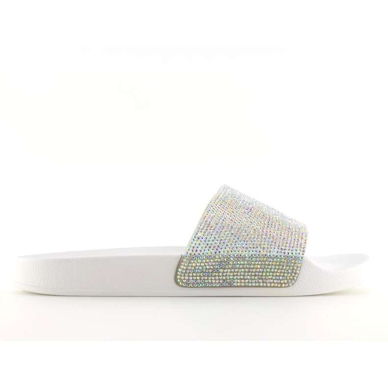 Kumitossut valkoisella kuutiozirkonialla S20 valkoinen