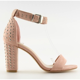 Korkokenkien sandaalit pinkki pinkki vaaleanpunainen