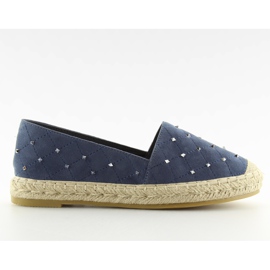 Espadrillit laivastonsinisilla 5481 sinisillä nappeilla tummansininen