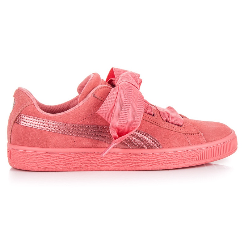 Puma Suede Heart Snk Jr vaaleanpunainen