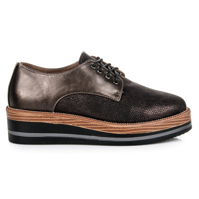 Kylie Tyylikkäät kiilakengät ruskea