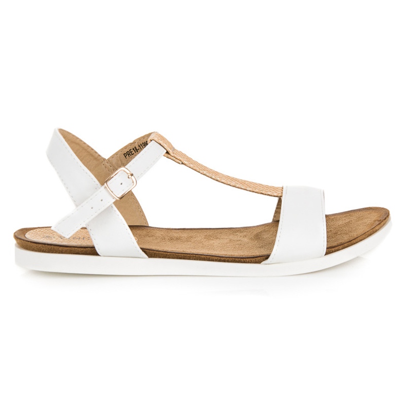 Litteät vinceza sandaalit valkoinen